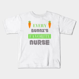 every bunny's favorite nurse Shirt Kids T-Shirt